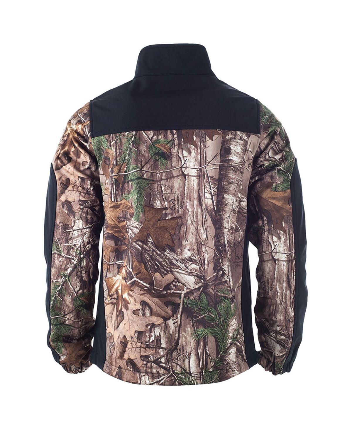 Dunbrooke Men's Realtree Camo Washington Commanders Hunter Softshell Full-zip Jacket In Realtree Camo,black