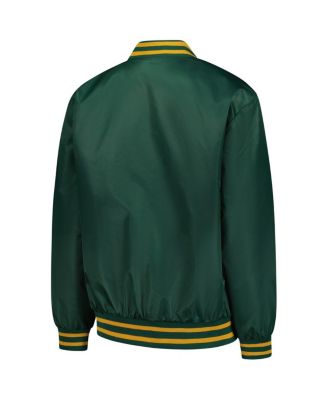 Women's Green Notre Dame Fighting Irish A-Game Varsity Full-Snap Jacket