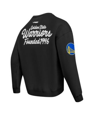 Men's Black Golden State Warriors Paint the City Drop Shoulder Sweatshirt
