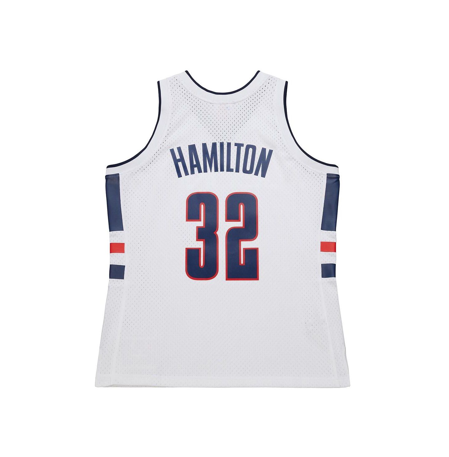 Мужской топ Mitchell & Ness White Richard Hamilton UConn Huskies 1998/99 Jersey — фото 4