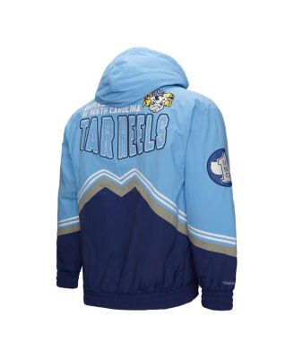 Men's Navy/Carolina Blue North Carolina Tar Heels Throw It Back Vintage Logo Full-Zip Jacket