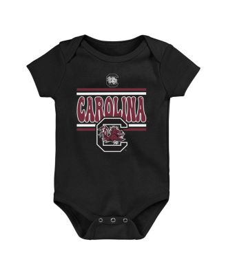 Newborn Garnet South Carolina Gamecocks Sunday Comics 3-Pack Bodysuit Set