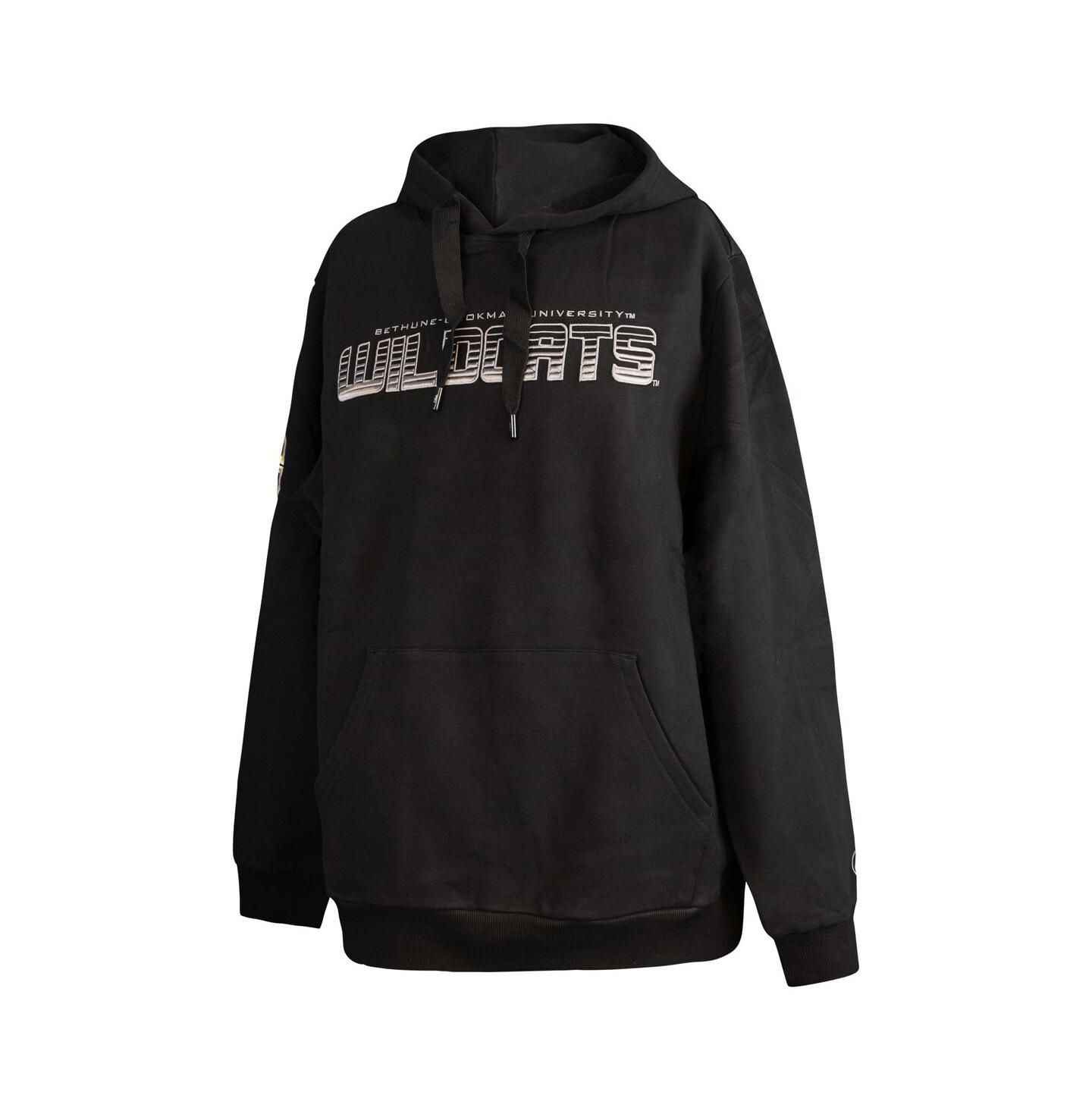 Мужское худи FISLL Black Bethune-Cookman Wildcats Puff Print Sliced Pullover — фото 3
