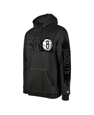 Men's Brooklyn Nets Charcoal Tip-Off Collection Pullover Hoodie