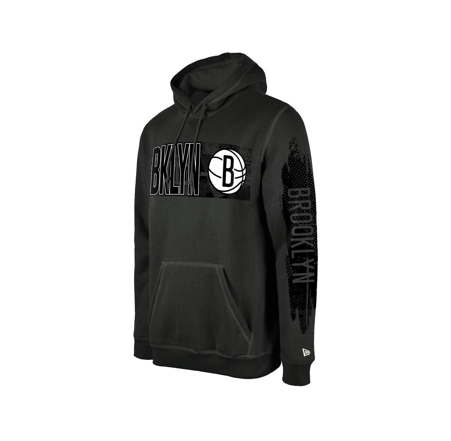 Men's Brooklyn Nets Charcoal Tip-Off Collection Pullover Hoodie