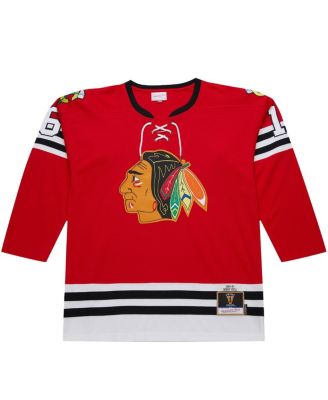 Men's Scarlet Bobby Hull Chicago Blackhawks 1960-61 Power Play Jersey