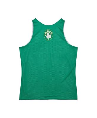 Men's Kelly Green Boston Celtics Hardwood Classics Reversible Mesh Practice Jersey
