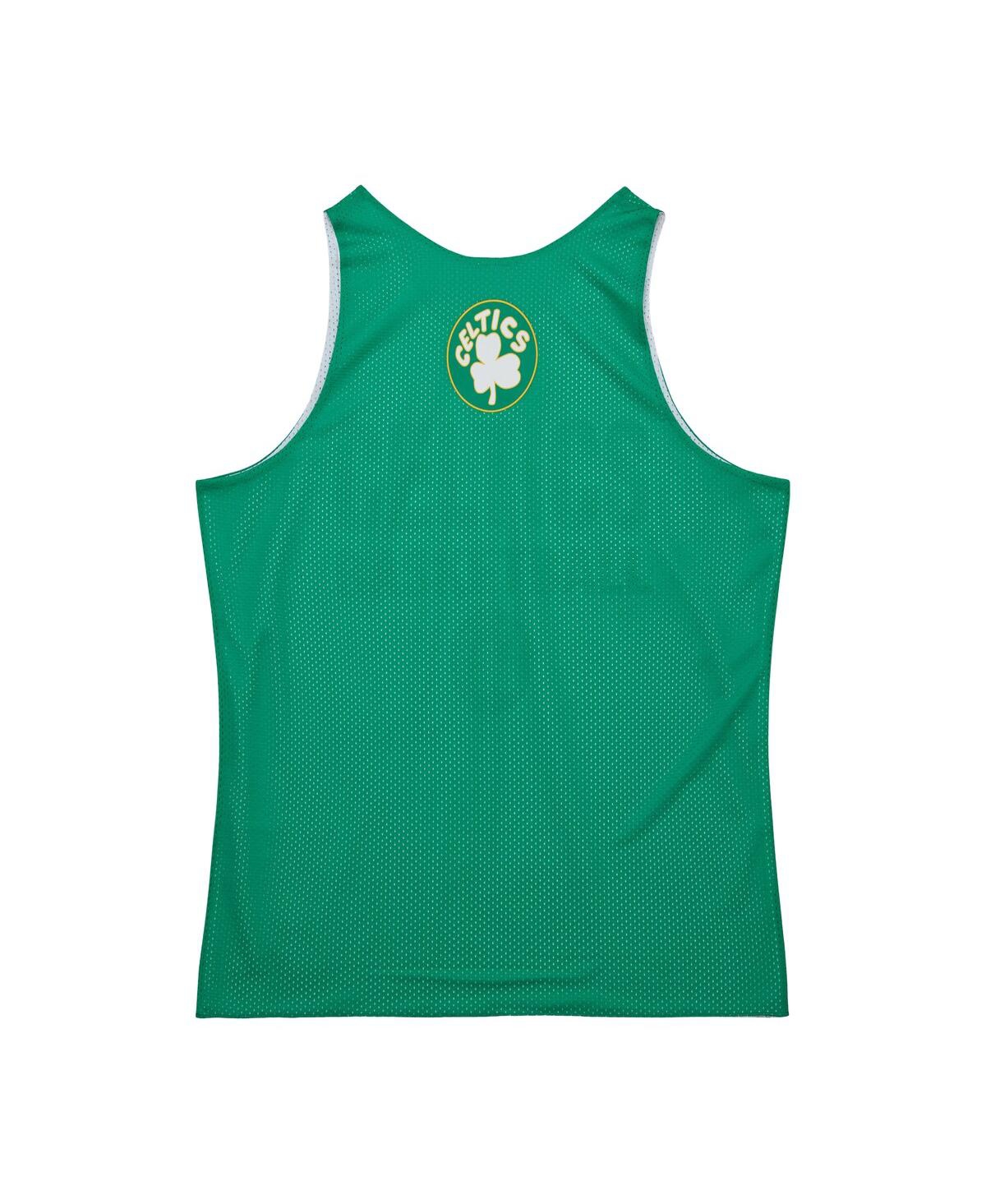 Mitchell & Ness Men's Kelly Green Boston Celtics Hardwood Classics Reversible Mesh Practice Jersey In Kelly Green