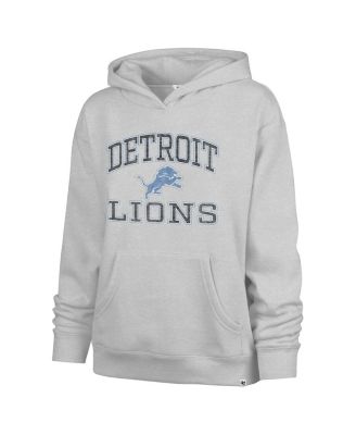 Women's Gray Detroit Lions Clarity Naomi Pullover Hoodie