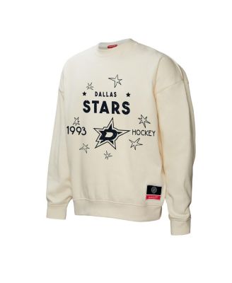 Women's Cream Dallas Stars Logo 3.0 Pullover Sweatshirt