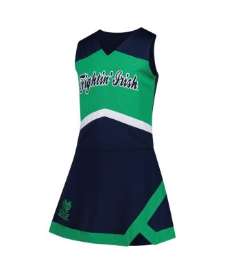 Big Girls Navy Notre Dame Fighting Irish Cheer Captain Jumper Dress