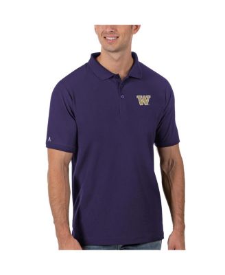 Antigua Mens Purple Washington Huskies Legacy Pique Polo 11490₽