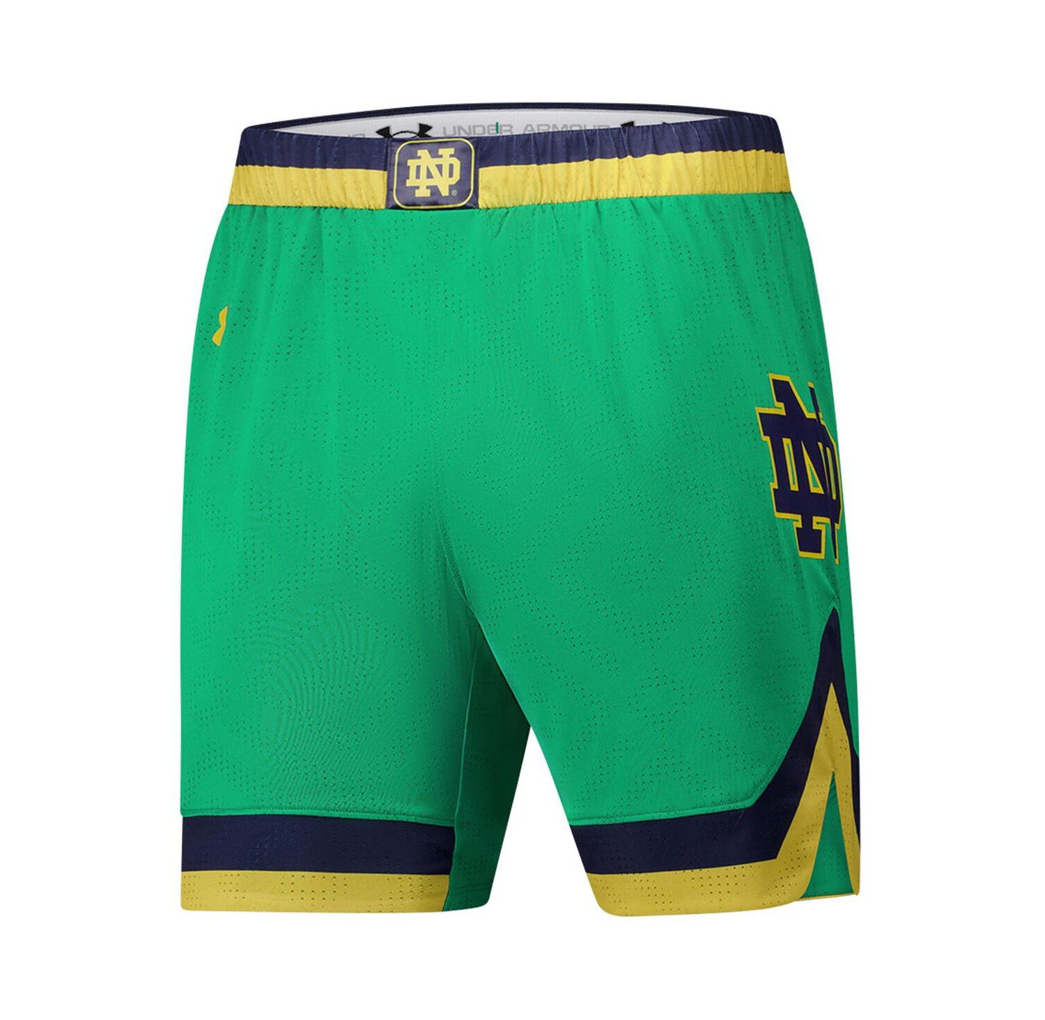 Men's Green Notre Dame Fighting Irish Replica Basketball Shorts