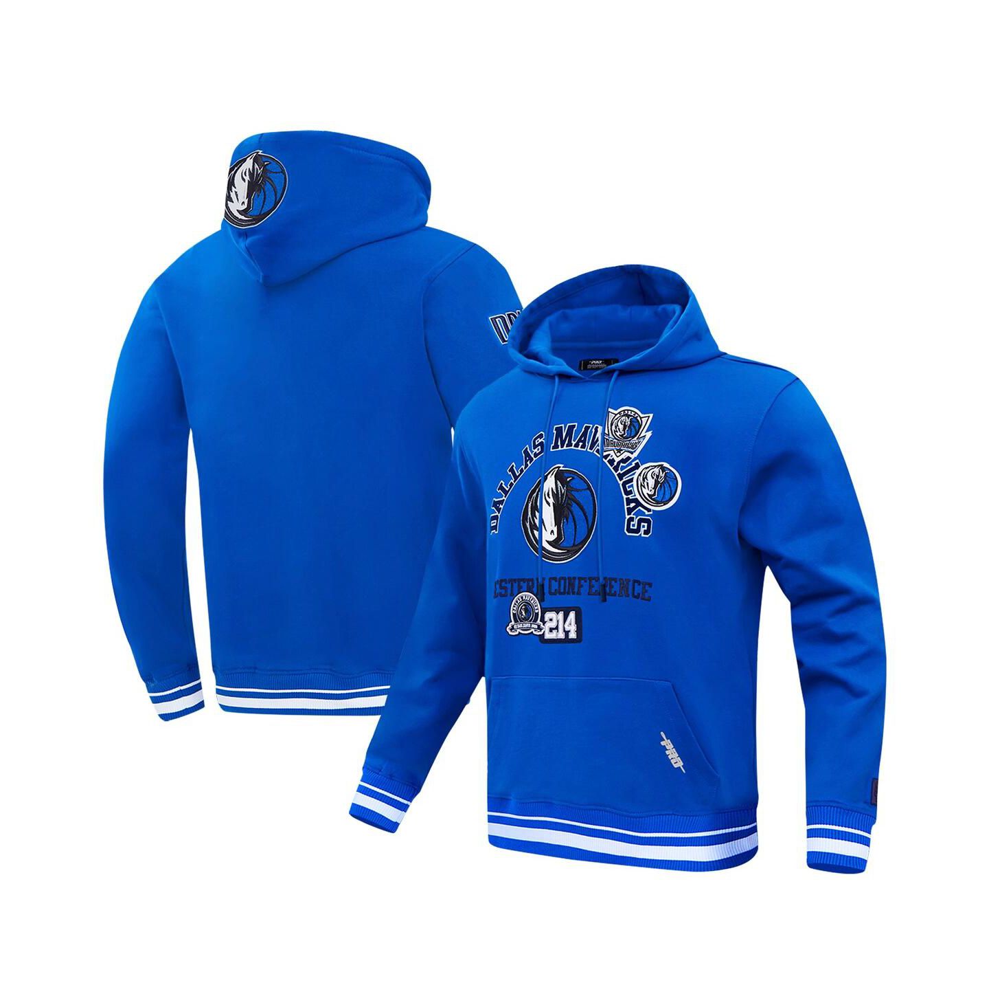 Мужское худи Pro Standard Blue Dallas Mavericks Area Code Pullover — фото 1