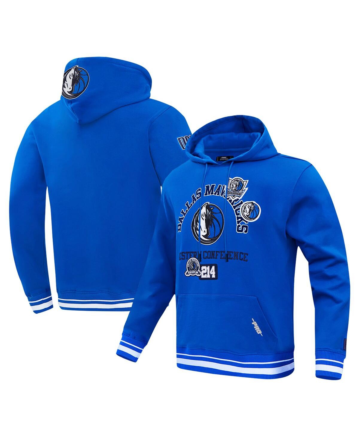 Men's Blue Dallas Mavericks Area Code Pullover Hoodie - Blue