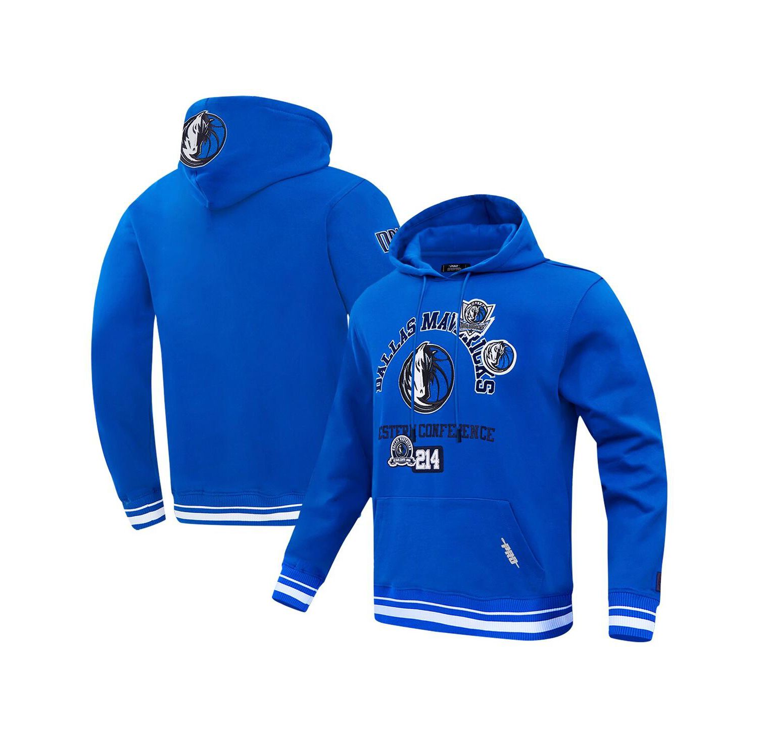 Men's Blue Dallas Mavericks Area Code Pullover Hoodie