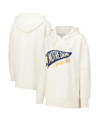 Pressbox - Women's Cream Notre Dame Fighting Irish Marni Pullover Hoodie
