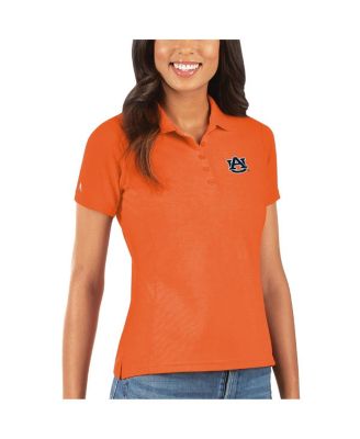 Antigua - Women's  Orange Auburn Tigers Legacy Pique Polo