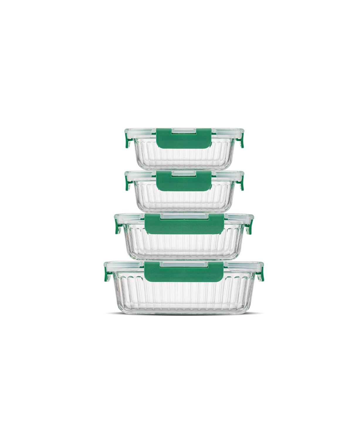 JOYJOLT 24-PIECE FLUTED FOOD STORAGE CONTAINER SET WITH LIDS 