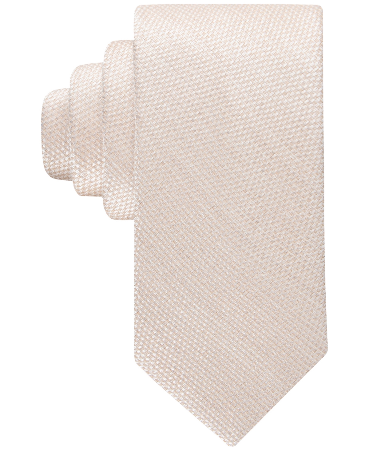 Tommy Hilfiger Men's Calexico Solid Textured Tie In Cream