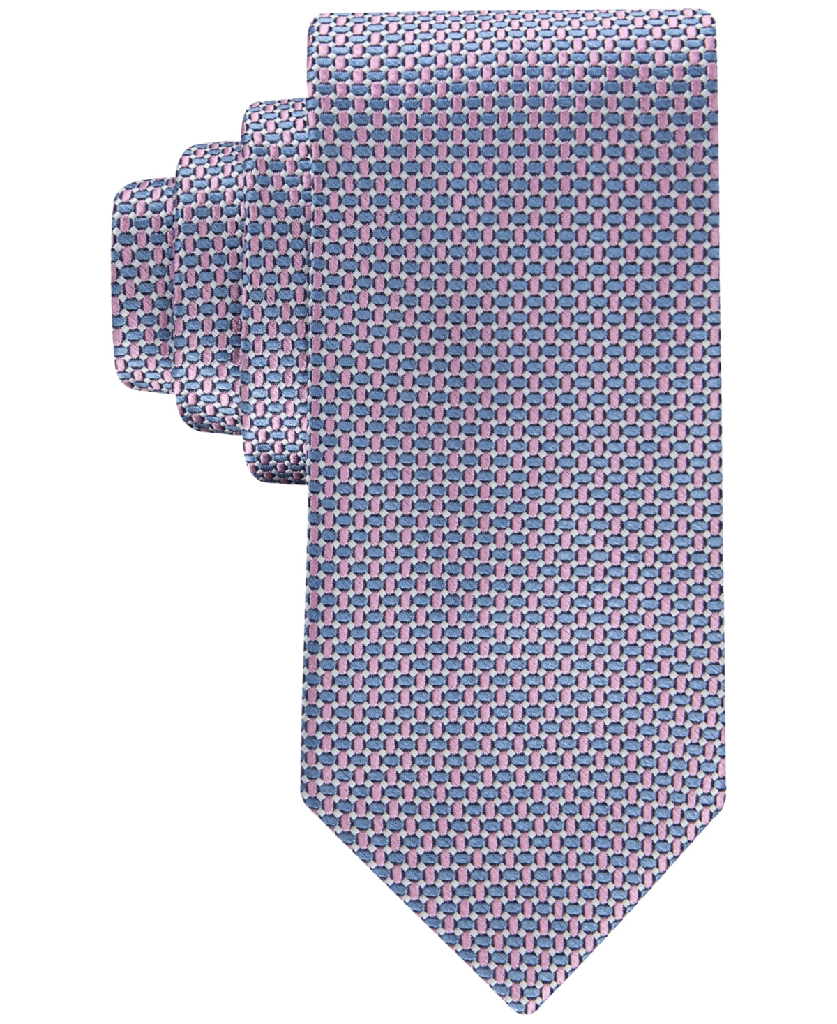 Tommy Hilfiger Men's Fresno Micro-pattern Tie In Pink  Purple