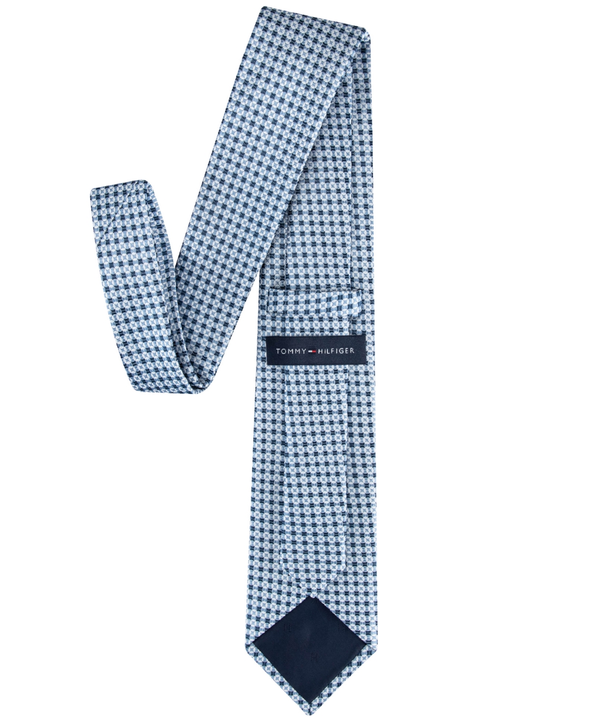 Tommy Hilfiger Men's Barstow Geo-pattern Tie In Blue