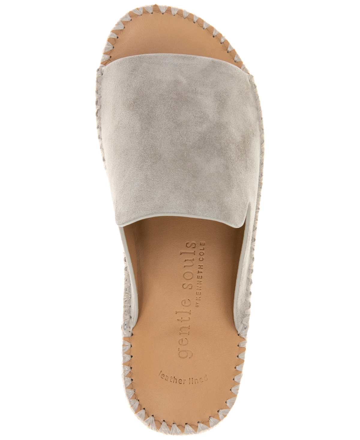 Gentle Souls Women's Leilani Slide Sandals In Taupe Snake Leather
