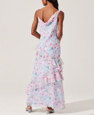 Women's Levina Asymmetric Maxi Dress