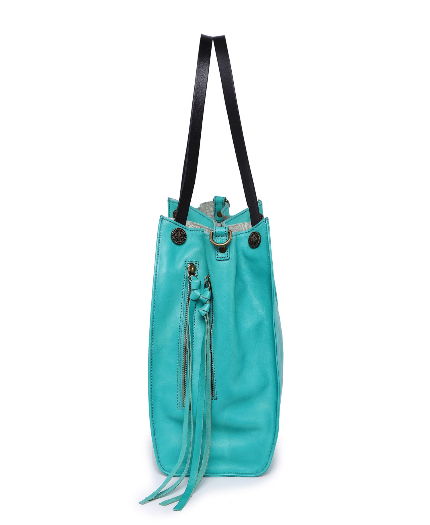 Daisy Large Leather Crossbody Tote Bag