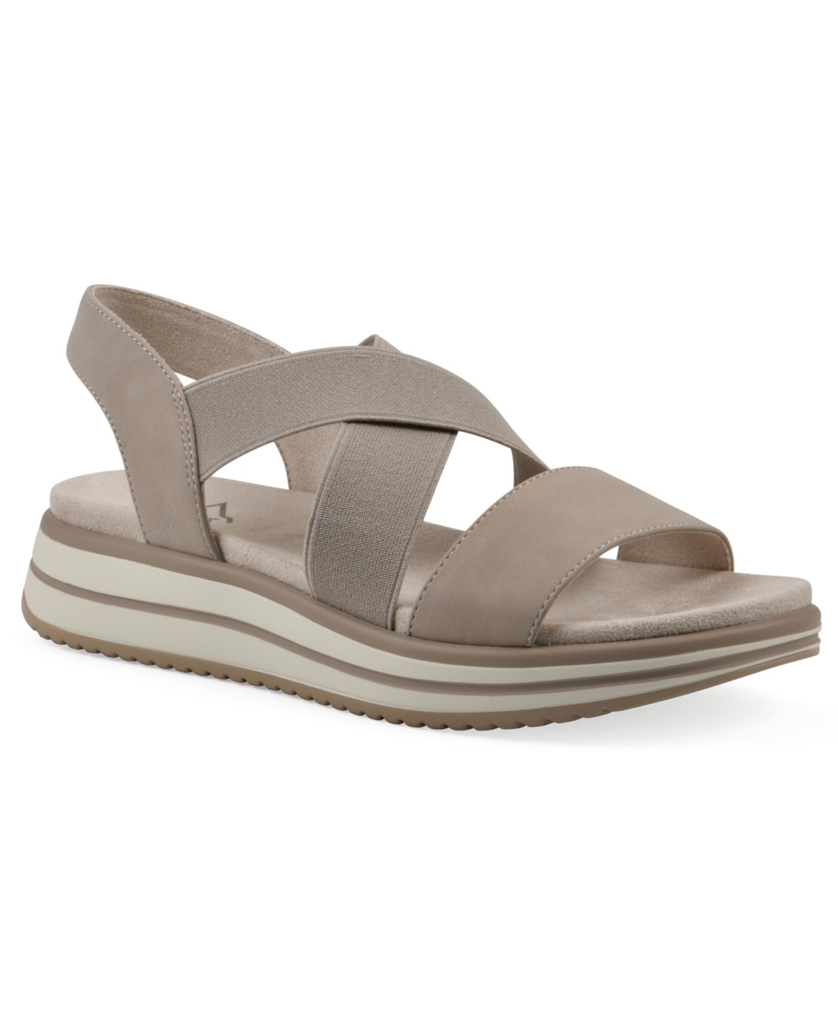 Cliffs By White Mountain Hapley Athleisure Sandal In Taupe Nubuck