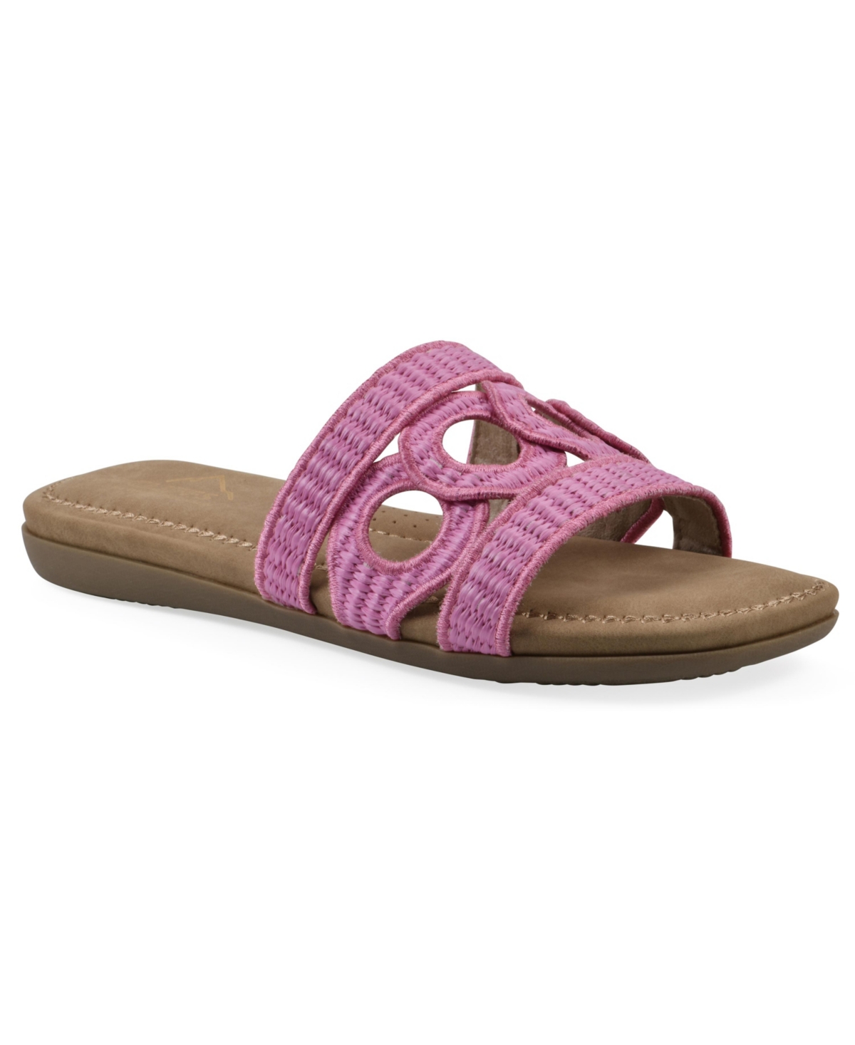 Women's Fraly Slide Slip-On Sandals - Yellow Raffia
