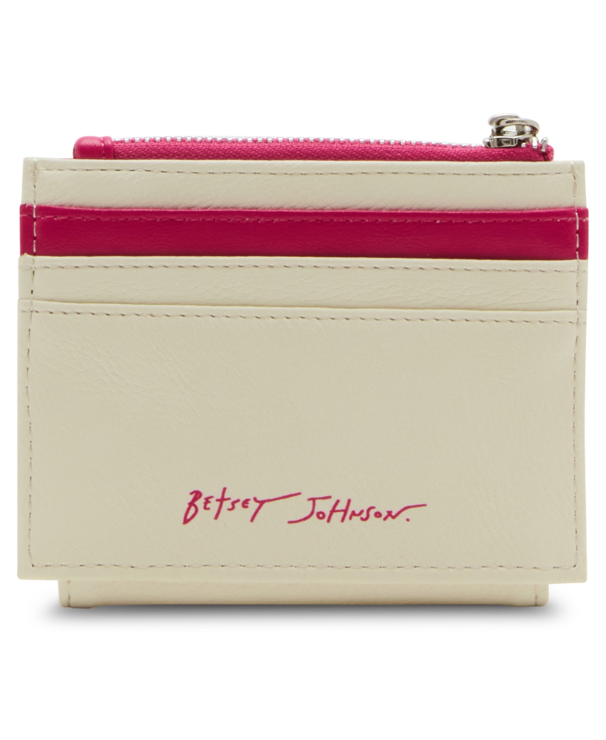 Betsey Johnson Hit Me Up Bifold Wallet In White