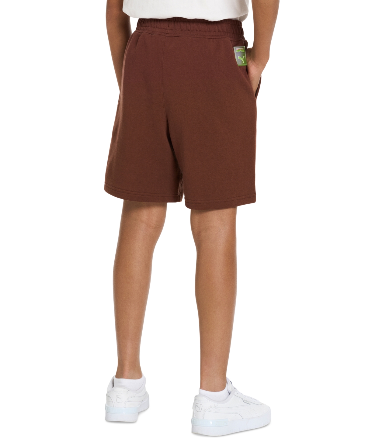 Puma X Tmnt Big Boys Relaxed Shorts In Chocotart