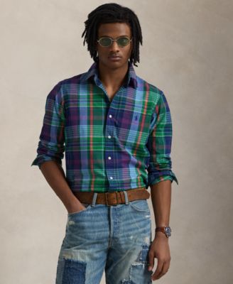 Polo Ralph Lauren - Men's Classic-Fit Plaid Performance Shirt