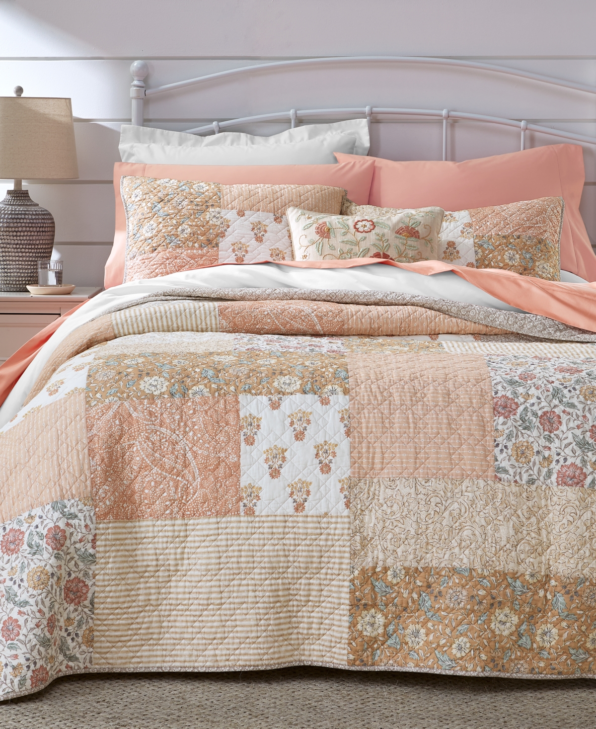 Charter Club Jaipur Quilt Sets Exclusively At Macys In Rosewood