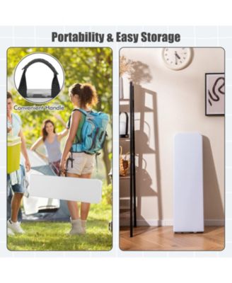 6 Feet Plastic Folding Bench Picnic Camping Dining Seat with Carrying Handle