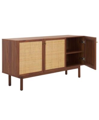 Aino Wood 3-Door Media Stand