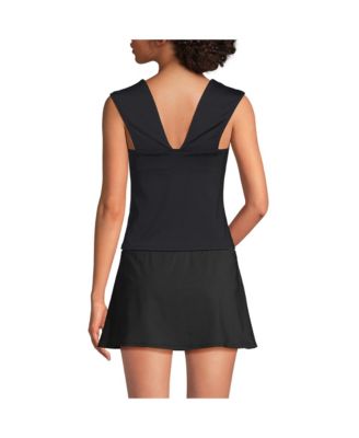 Women's DD-Cup Square Neck Underwire Tankini Top