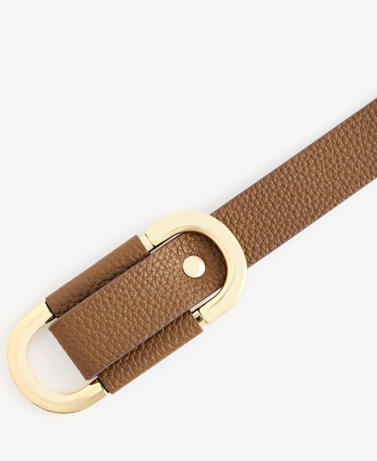 On 34th Pull-through Skinny Belt, Exclusively At Macy's In Nutshell