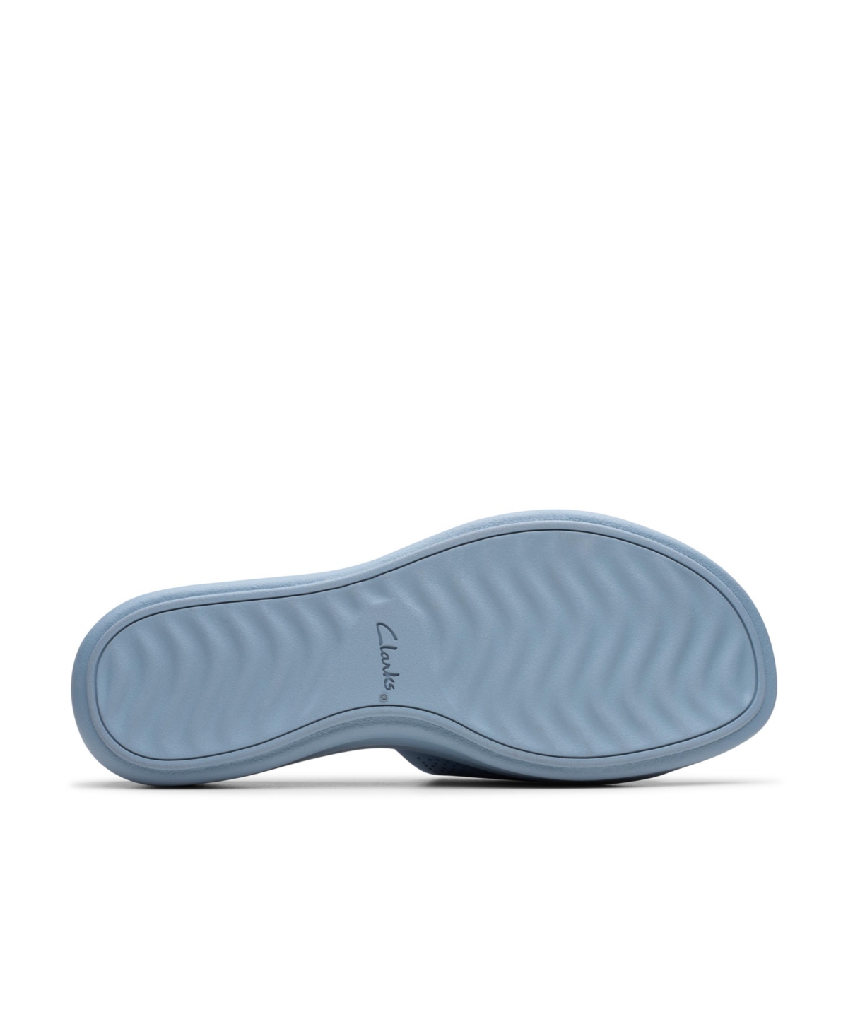 Clarks Cloudsteppers Women's Drift Twist Slip-on Flat Sandals In Light Blue