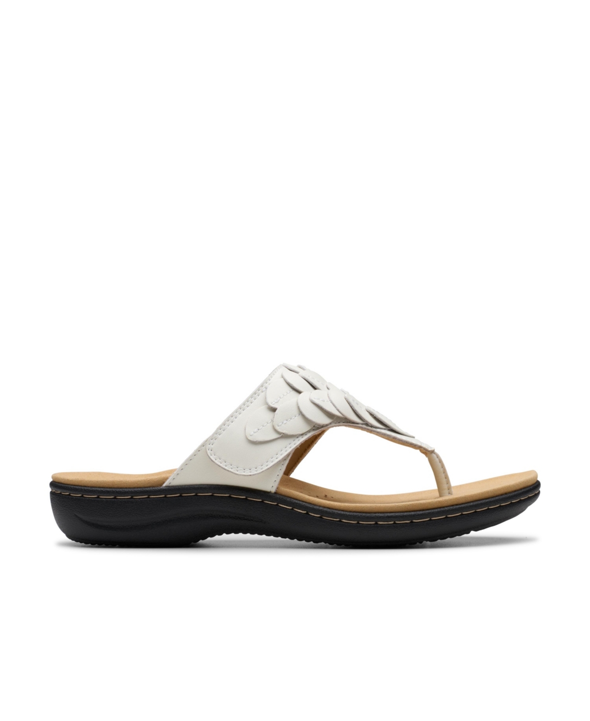 CLARKS COLLECTION WOMEN'S LAURIEANN PALM FLIP-FLOP SANDALS 