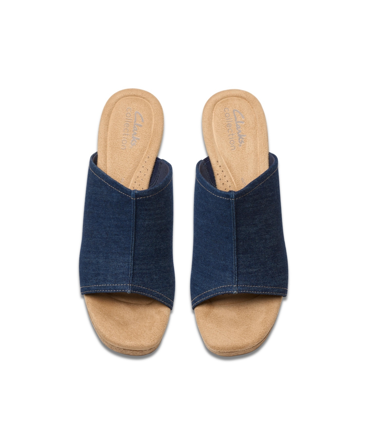 CLARKS COLLECTION WOMEN'S NERISA VINE WEDGE SANDALS 
