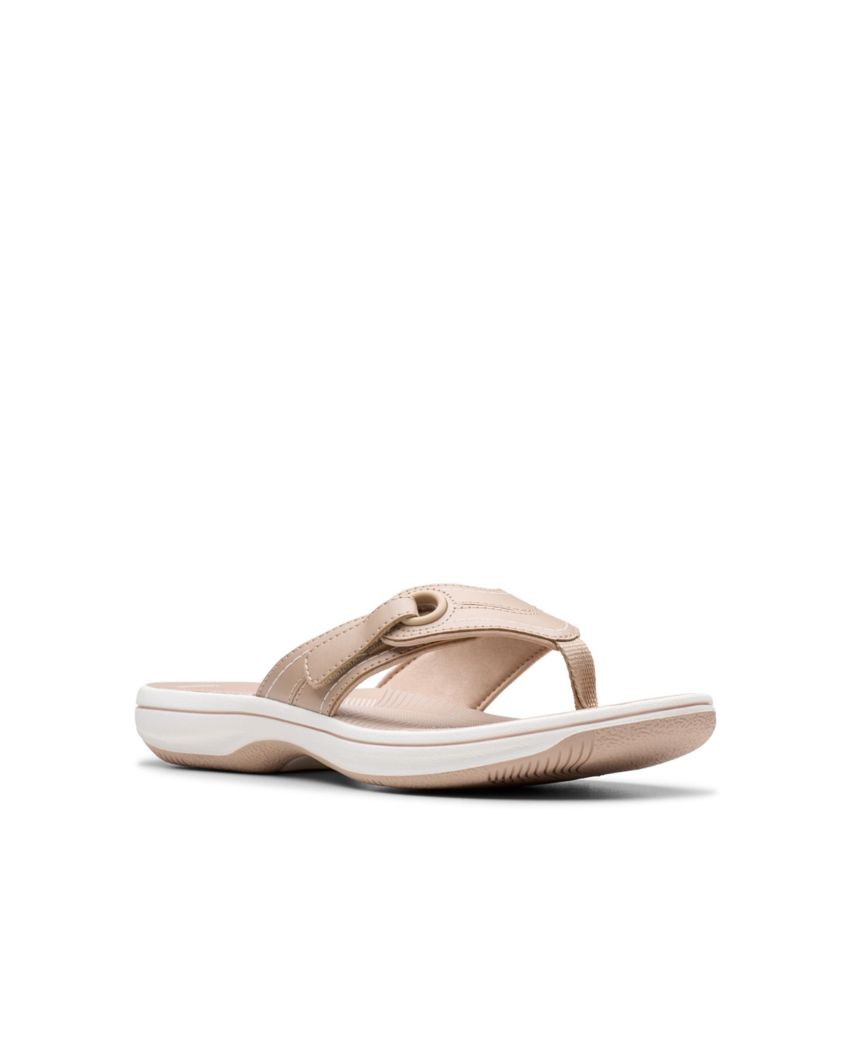 Clarks Cloudsteppers Women's Breeze Reyna H Slip-on Sandals In Sand