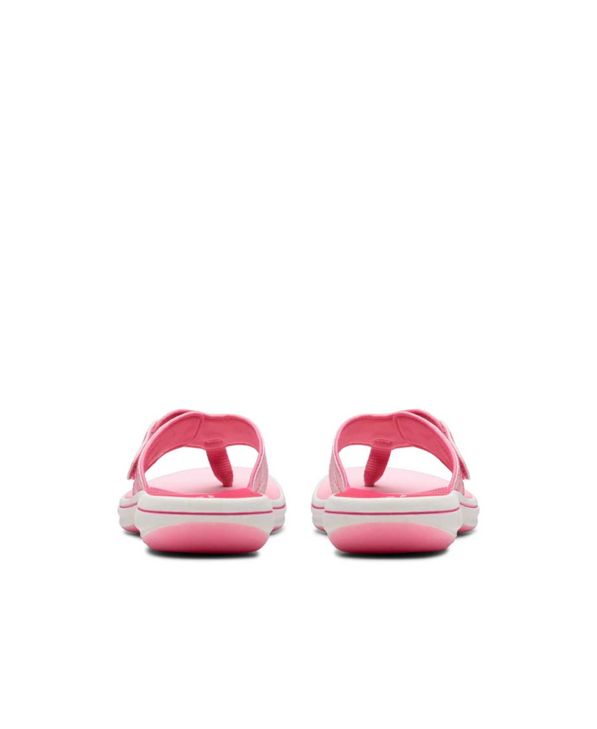 Clarks Cloudsteppers Women's Breeze Reyna H Slip-on Sandals In Pink Ombre