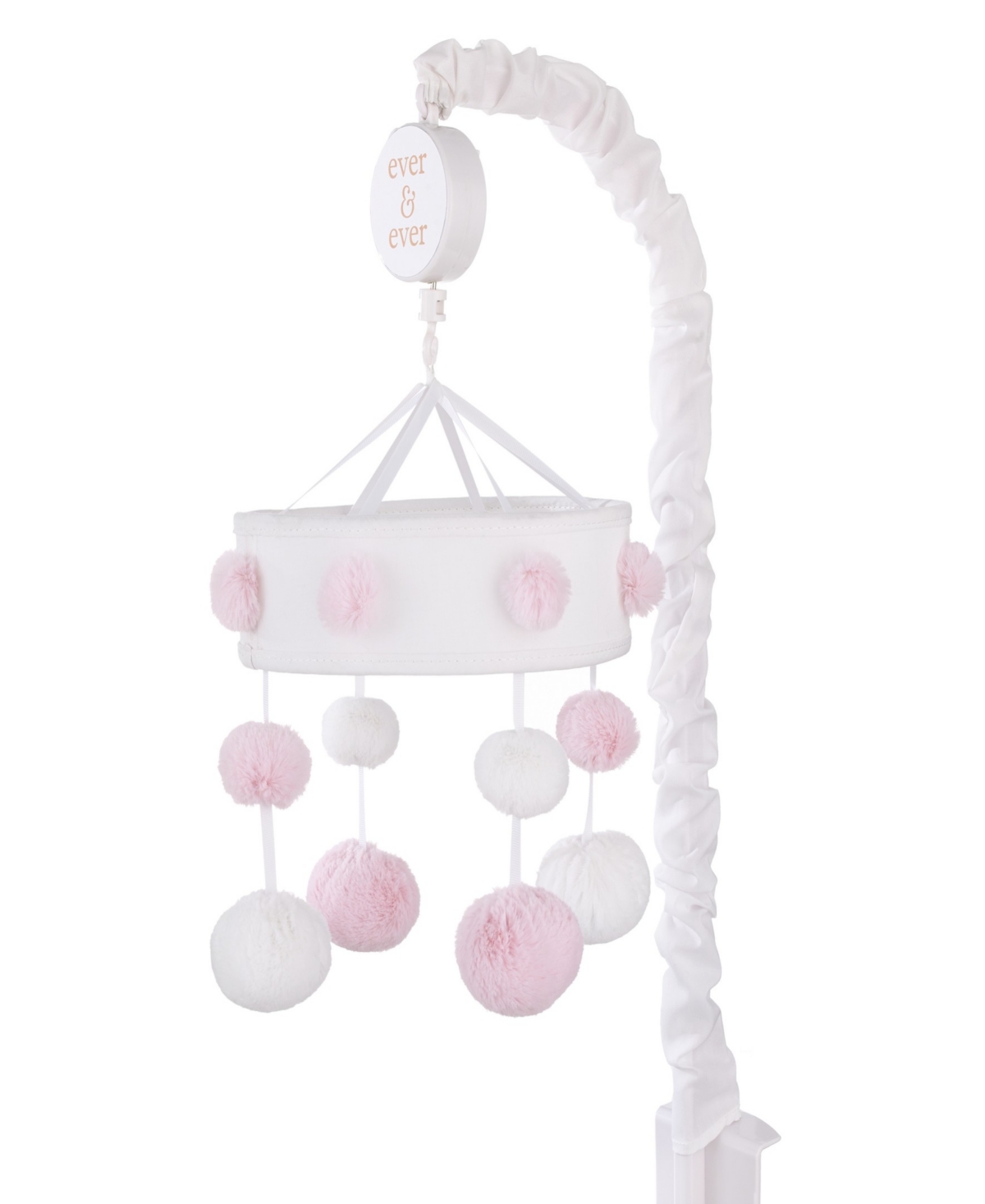 Pom Poms Musical Mobile - Pink