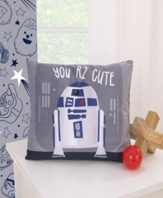 Welcome to the Galaxy R2-D Decorative Toddler Pillow, 15" x 12"