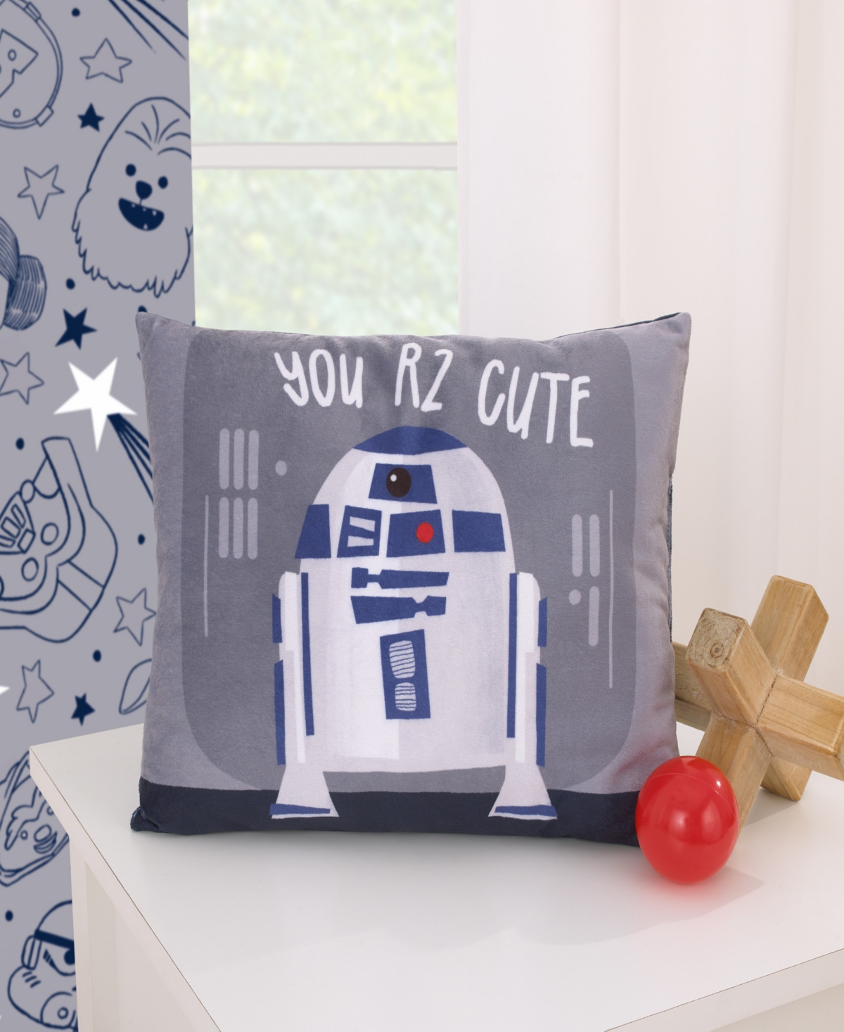Star Wars Welcome To The Galaxy R2-d Decorative Toddler Pillow, 15" X 12"