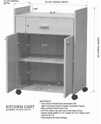 Northbury 2-Door Microwave Accent Cabinet