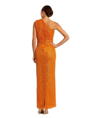 Women's Ieena Sequined Ruched One Shoulder Gown
