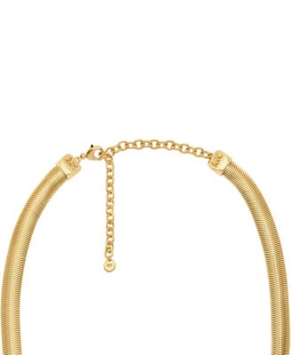 Chevron Snake Chain Necklace